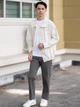 Куртка демисезонная женская Uniqlo 322944866 L Молочная (1159812034) - изображение 18