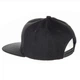 Кепка з прямим козирком snapback чорна (7641) - зображення 3