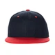 Кепка з прямим козирком snapback чорна з червоним козирком (7985) - зображення 2