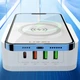 Бездротовий зарядний пристрій Ldnio AW004 3 USB/ Type-C QC PD 32W біле - зображення 2