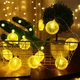 Світлодіодна новорічна гірлянда "Лимони" 20 LED, 7м + перехідник, 220V, IP44, Теплий білий - зображення 9