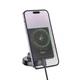 Автодержатель Hoco HW20 магнитный с беспроводной зарядкой 15W black - изображение 4