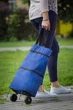 Сумка на колесах складная Portable, 45х40х12 см, Синий - изображение 5