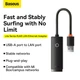 Сетевой адаптер Baseus USB А to Rj45 Ethernet Adapter 1000 Мбит/с Black (WKQX000101) - изображение 2