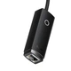 Сетевой адаптер Baseus USB А to Rj45 Ethernet Adapter 1000 Мбит/с Black (WKQX000101) - изображение 3