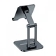Настільний тримач для телефонів і планшетів Baseus Biaxial Foldable Metal Stand Grey (LUSZ000013) - зображення 5