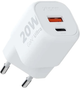 Мережевий зарядний пристрій Xtorm 20W GaN2 Ultra Charger White (XEC020) - зображення 1