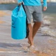 Гермомешок TSUNAMI Dry Pack 30 л водозащитный Sky Blue (P-5907739313270) - изображение 8