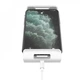 Гибкий держатель для телефона и планшета Hoco Balu tablet PC stand Подставка настольная 360° Silver White - изображение 4
