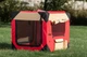 Мягкая клетка для собак SENFUL Pet Soft Crate с флисовым ковриком и чехлом, красно бежевая, 3XL (102х69х69 см) - изображение 6