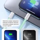 Кабель ColorWay Type-C - Apple Lightning braided cotton PD Fast Charging 27W 1 м Green (CW-CBPDCL061-G) - изображение 11