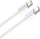 Кабель ColorWay Type-C - Apple Lightning braided cotton PD Fast Charging 27W 1 м Grey (CW-CBPDCL061-GR) - изображение 6