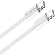 Кабель ColorWay Type-C - Type-C braided cotton PD Fast Charging 60W 3А 1 м Grey (CW-CBPDCC061-GR) - изображение 3