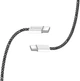 Кабель ColorWay Type-C - Type-C braided cotton PD Fast Charging 60W 3А 1 м Black (CW-CBPDCC061-BK) - зображення 5