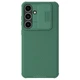 Карбонова накладка Nillkin CamShield Pro Magnetic на Samsung Galaxy S24 Deep Green - зображення 1