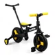 Детский двухколесный велосипед-трансформер Best Trike 58195 колеса PU 10’’ родительская ручка съемные педали Желтый - изображение 1