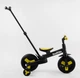 Детский двухколесный велосипед-трансформер Best Trike 58195 колеса PU 10’’ родительская ручка съемные педали Желтый - изображение 5