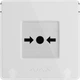 Беспроводная настенная кнопка для активации пожарной тревоги Ajax Manual Call Point jewelle Белая (000044796) - изображение 1