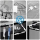 Кабельный органайзер фіксатор для проводів 20 штук Cable Plastic Clips Black - зображення 6