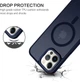 Противоударный чехол Space MagSafe iPhone 15 Pro (матовый) Blue (37930-28) - изображение 2