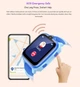 Android 4G Sim cмарт-годинник Blackview z10 з GPS, SOS, українським меню та додатком, Video Call, IP67, Blue (Z10B) - зображення 8
