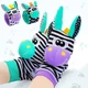 Детский развивающий набор погремушек Purple Giraffe носочки и браслеты / ремешки со звуковыми эффектами, фиолетовый с бирюзовым "G" (89098212) - изображение 2