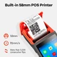 POS-термінал BauTech смарт з термопринтером та сканером JZPDA06 Червоний (1014-808-00) - зображення 4