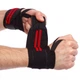 Бинты кистевые для жима (2шт) STRENGTH WRIST WRAPS SP-8088CA (PL, нейлон, PL, р-р регулируемый, черный) (8088CA) - изображение 1