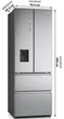 Холодильник Hisense RF632N4WIE1 (BCD-454W) (6899166) - зображення 6