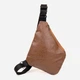 Сумка-слинг через плечо мужская Vintage leather-20567 Коричневая - изображение 2