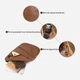 Сумка-слинг через плечо мужская Vintage leather-20567 Коричневая - изображение 10