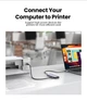 USB-хаб UGREEN CM473 USB-C to 2xUSB 3.0 + 2xUSB-C 5Gpbs Space Grey (15395) - изображение 7
