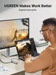 USB-хаб UGREEN CM195 USB-C to 3xUSB 3.0 + HDMI 4K@30Hz + SD/TF Space Grey (70410) - изображение 6