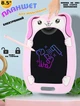 Детский планшет для рисования Joy Toy Kids Pad 8.5" электронный, с защитой от стирания Зайка - изображение 1