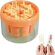 Формы для мороженого A-Plus ICE CREAM MOLD 8 шт Мороженица с отсеком для воды Оранжевый - изображение 5