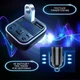 Автомобільний FM трансмітер Bluetooth GTM G38 Car-Fm модулятор із Hands-Free CVC, microSD, 2 USB+Type-C - зображення 3
