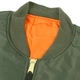 Куртка бомбер Rothco MA-1 Flight Jacket Olive 2860 мужская, авиационная куртка пилот S - изображение 4