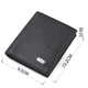 Классическое портмоне для мужчин из натуральной зернистой кожи CANPELLINI 21742 Черное - изображение 7