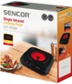 Плита настільна електрична Sencor SCP1763BK Hi - Light чорна 1 комфорка - зображення 10