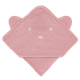 Рушник Lionelo MUSLIN HOODED TOWEL PINK BABY - зображення 1