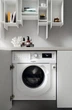 Пральна машина Whirlpool вбудована фронтальна, 7кг, 1400, A+++, 60см, дисплей, пара, інвертор, білий (BIWMWG71484E) - зображення 5