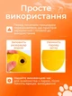 Паровая щетка расческа для вычесывания шерсти котов 3 в 1 Steamy Cat Brush Желтая - изображение 5