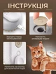 Паровая щетка расческа с ручкой для вычесывания шерсти котов 3 в 1 Steamy Cat Brush Белая - изображение 5