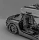 3D пазл з металу Спортивне авто - изображение 2
