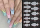 Силиконовые вкладки-молды для френча на верхних формах Inserts for Easy French Couture Colour 12 шт./уп. - изображение 4