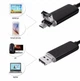 Ендоскопічна USB камера Endoscope 7 мм з підсвіткою, IP67, 5 м кабель, насадки крюк/магніт/дзеркало, для Android і ПК - изображение 4
