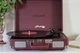 Вініловий програвач Crosley Cruiser Plus Burgundy Bluetooth, грамофон з вбудованими колонками для вінілових дисків - изображение 4