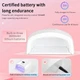 Лампа для маникюра на аккумуляторе SUN S10 портативная Cordless 66 ВТ UV/LED белая - изображение 4
