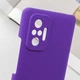Протиударний Чохол Silicone Cover Lakshmi Full Camera (AAA) для Xiaomi Redmi Note 10 Pro / 10 Pro Max Фіолетовий/Amethyst - зображення 4