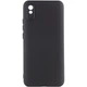 Чехол TPU GETMAN Liquid Silk Full Camera для Xiaomi Redmi 9A Черный / Black - изображение 1